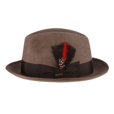 Scala Uptown Short Brim Wool Fedora in #color_