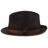 Scala York Pinch Front Straw Fedora in #color_