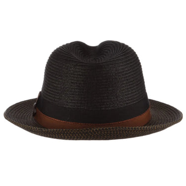 Scala York Pinch Front Straw Fedora in #color_