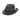 Stacy Adams Belmont Poly Braid Fedora in Black #color_ Black