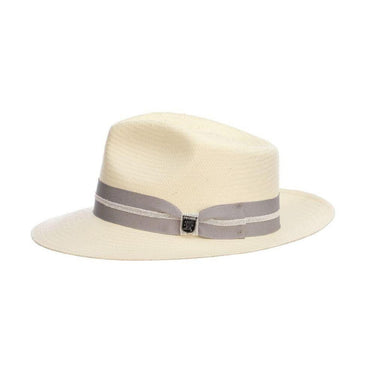 Stacy Adams Bennett Teardrop Toyo Straw Fedora in #color_