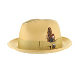 Stacy Adams Chelsea Wool Felt Fedora in Dijon #color_ Dijon