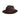 Stacy Adams Cleveland Wool Felt Fedora in Chocolate #color_ Chocolate