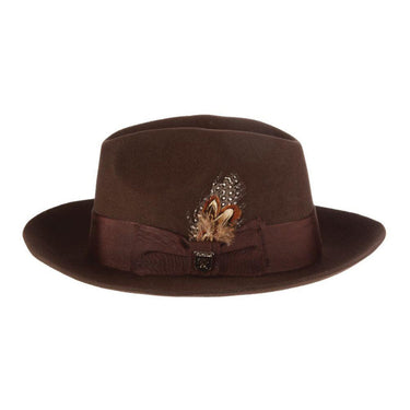 Stacy Adams Cleveland Wool Felt Fedora in #color_