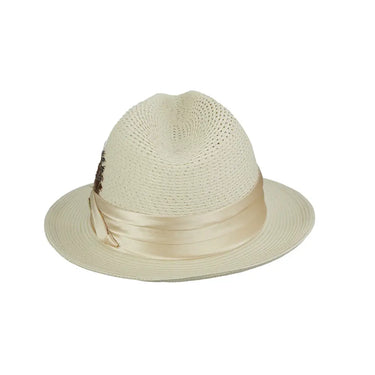 Stacy Adams Dublin Vented Poly Braid Fedora in #color_