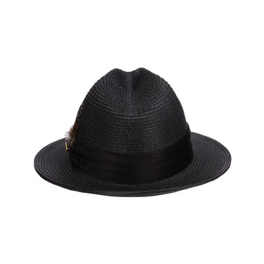 Stacy Adams Dublin Vented Poly Braid Fedora in #color_