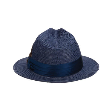 Stacy Adams Dublin Vented Poly Braid Fedora in #color_