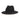 Stacy Adams Finlay Wide Brim Wool Fedora in Black #color_ Black