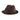 Stacy Adams Fredon Wool Felt & Paper Braid Fedora in Chocolate #color_ Chocolate