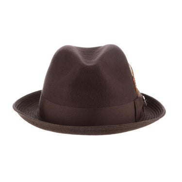 Stacy Adams Fredon Wool Felt & Paper Braid Fedora in #color_