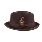 Stacy Adams Fredon Wool Felt & Paper Braid Fedora in #color_