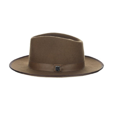 Stacy Adams Genesee Wool Felt Large Brim Fedora in #color_