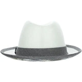 Stacy Adams Keff Faux Linen Fedora in #color_