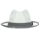 Stacy Adams Keff Faux Linen Fedora in #color_