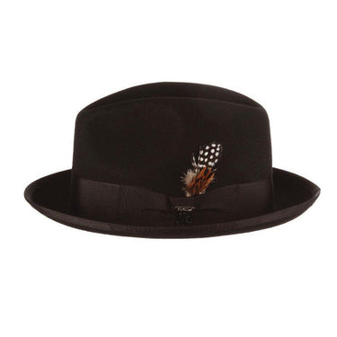 Stacy Adams Trenton Wool Felt Fedora in #color_