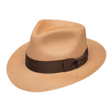 Stetson Aficionado Genuine Panama Fedora in Putty #color_ Putty