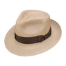 Stetson Aficionado Genuine Panama Fedora in Wheat #color_ Wheat