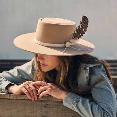 Stetson Batterson Wide Brim Wool Felt Hat in #color_