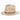 Stetson Creston Seagrass Straw Fedora in Natural #color_ Natural