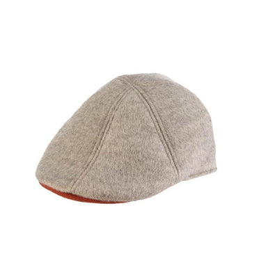 Stetson Dunbar Packable Wool Blend Ivy Cap in Natural #color_ Natural