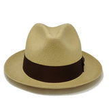 Stetson Haberdash Center Dent Shantung Straw Fedora in #color_