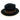 Stetson Lassiter Bound Brim Wool Fedora in Black #color_ Black