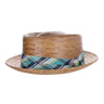 Stetson Madrigal Coconut Braid Straw Pork Pie Hat in Brown #color_ Brown