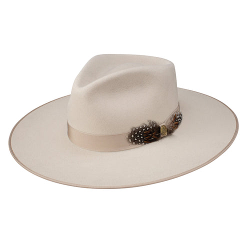 Midtown Firm Wool Felt Wide Brim Fedora by Stetson – DapperFam.com