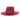 Stetson Midtown Wool Felt Wide Brim Fedora in Burgandy #color_ Burgandy