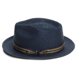 Stetson Nantucket Milan Straw Fedora in #color_