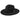 Stetson Sedona Wool Wide Brim Western Hat in Black #color_ Black