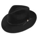 Stetson Stratoliner B Soft Felt Fedora in Black #color_ Black