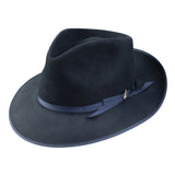 Stetson Stratoliner B Soft Felt Fedora in Navy #color_ Navy