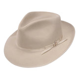 Stetson Stratoliner B Soft Felt Fedora in Silverbelly #color_ Silverbelly