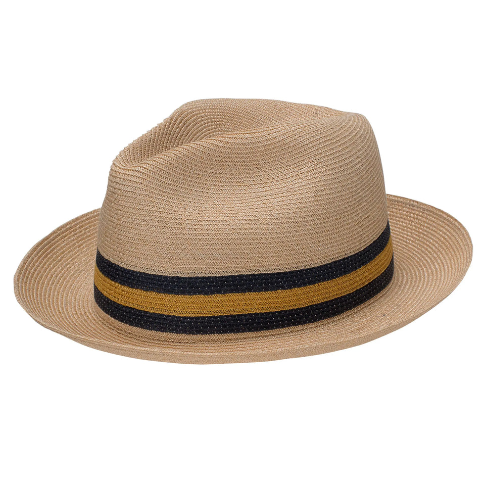 Triad Pinch Front Hemp Straw Fedora by Stetson – DAPPERFAM