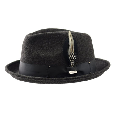 Dress Up America Black and White Striped Fedora Hat for Kids and Adults