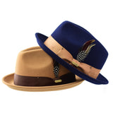 Steven Land Ayden Wool Pinch Front Fedora in #color_