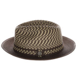 Steven Land Jacob Snap Brim Polybraid Fedora in #color_