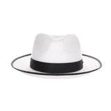 Steven Land Parker Pinch Front Polybraid Straw Fedora in #color_