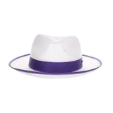 Steven Land Parker Pinch Front Polybraid Straw Fedora in #color_