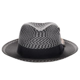 Steven Land Wall Street Hemp Straw Fedora in #color_