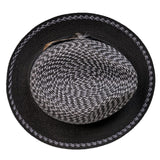 Steven Land Wall Street Hemp Straw Fedora in #color_