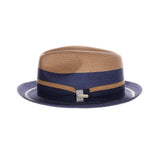 Steven Land 5th Avenue Milan Straw Fedora in #color_