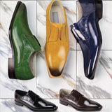 Giovanni Sullivan Leather Slip-On Dress Shoes in #color_