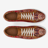 Taft Sneaker in Red Paisley in #color_