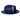 Bruno Capelo Julian Pinch Front Straw Fedora in Navy Blue #color_ Navy Blue