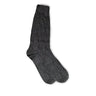 Vannucci Imperial Croco Dress Socks Mid-Calf Length in Black #color_ Black