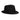 Borsalino Damiano Marengo in Black Felt Fedora Made in Italy in #color_