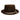 Fernandez y Roche Irving in Brown Fur Felt Fedora Made in Spain in #color_