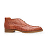 Belvedere Marcello in Cognac Hornback Caiman Ankle Boots in Cognac #color_ Cognac